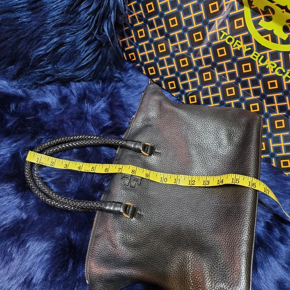 Tory Burch Pebble Leather Handbag - Picture 11 of 12